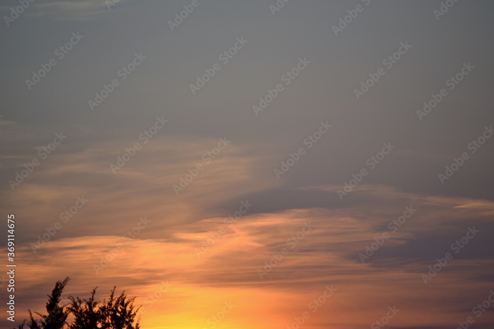 Fototapeta premium Sunset in the Sky