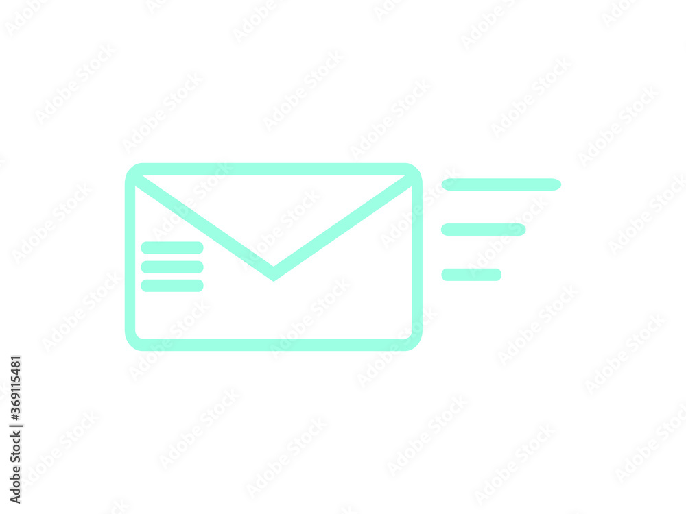 Vecteur Stock Message icon vector, email envelope, logo illustration.Mail  SMS | Adobe Stock