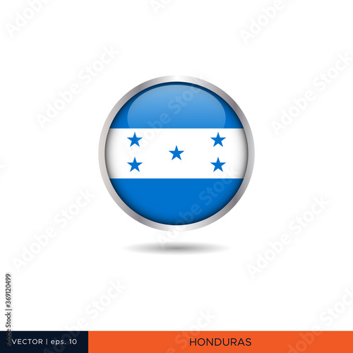 Free Download Honduras round flag vector design. - GFXLoad