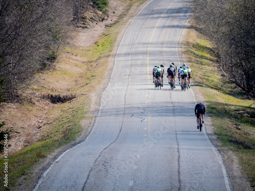 Valokuva Dropout from bicycle race