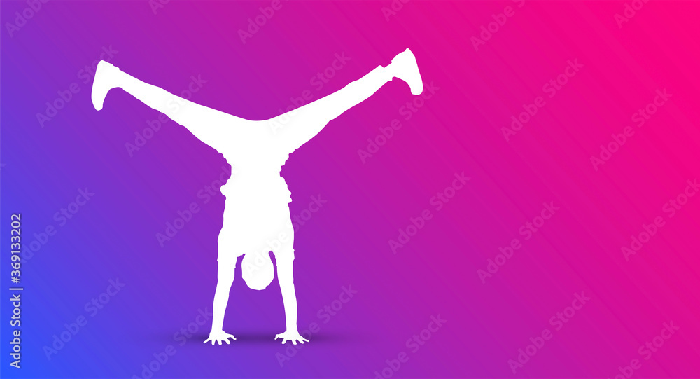 sagoma, silhouette, danza moderna, hip hop sagoma, silhouette, danza moderna, hip hop
