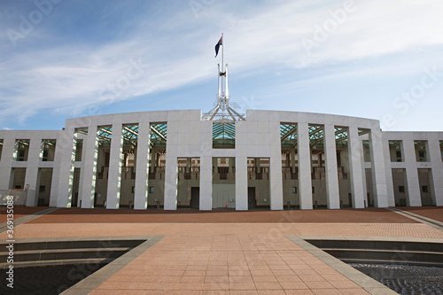 Parliament House in Canberra, Australia photo