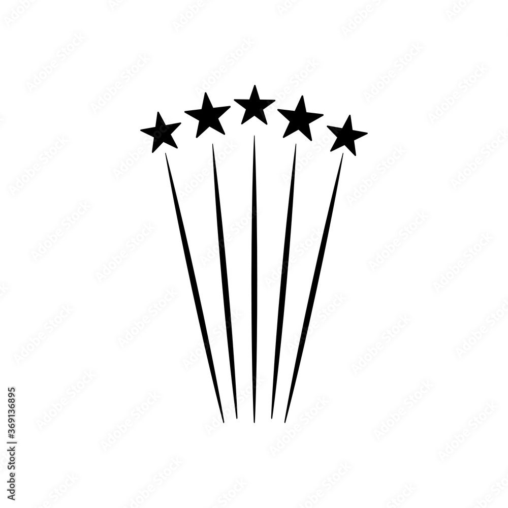 decorative stars exploding icon,silhouette style decorative stars exploding icon,silhouette style