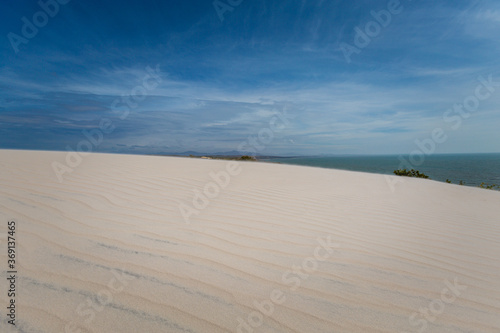 White sand dunes between Mui Ne and Phan Rang