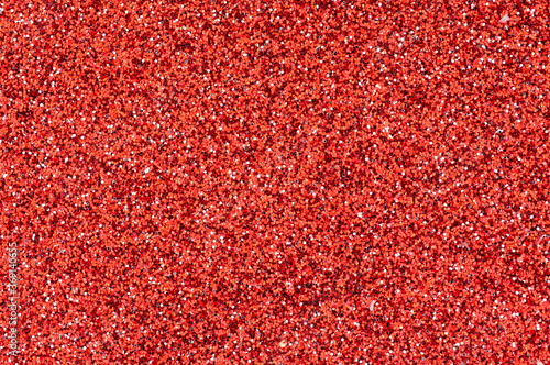 Red glitter scatter abstract texture background