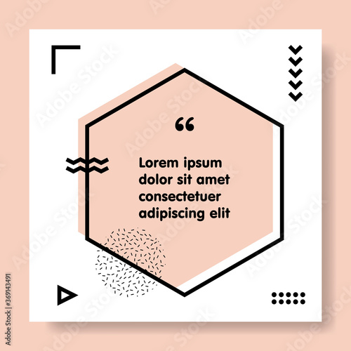 Congrats speech bubble banner, geometric memphis style concept, with text Congrats. Comic text poster and sticker with quote message Congrats. Explosion speech bubble prize design. Vector Illustration