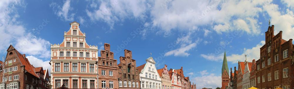 Mittelalterliche Häuser in Lüneburg
