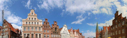 Mittelalterliche Häuser in Lüneburg