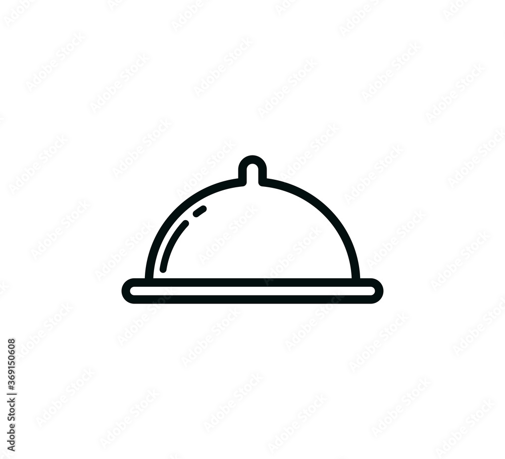Hand tray icon vector logo design template Hand tray icon vector logo design template