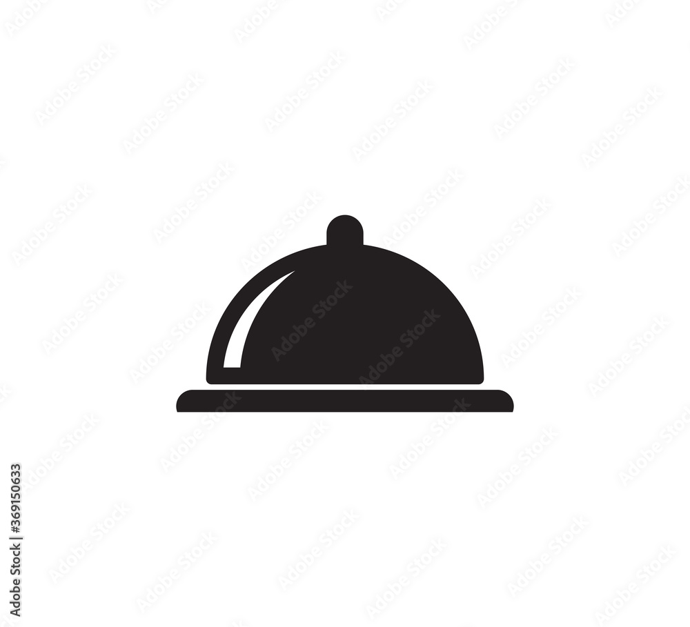 Hand tray icon vector logo design template Hand tray icon vector logo design template