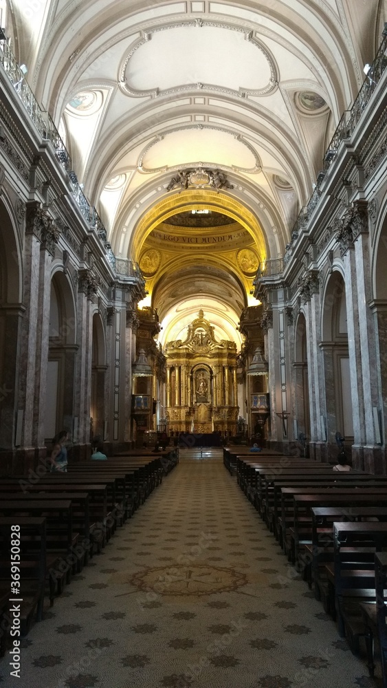 inside of the church in Buenos Aires