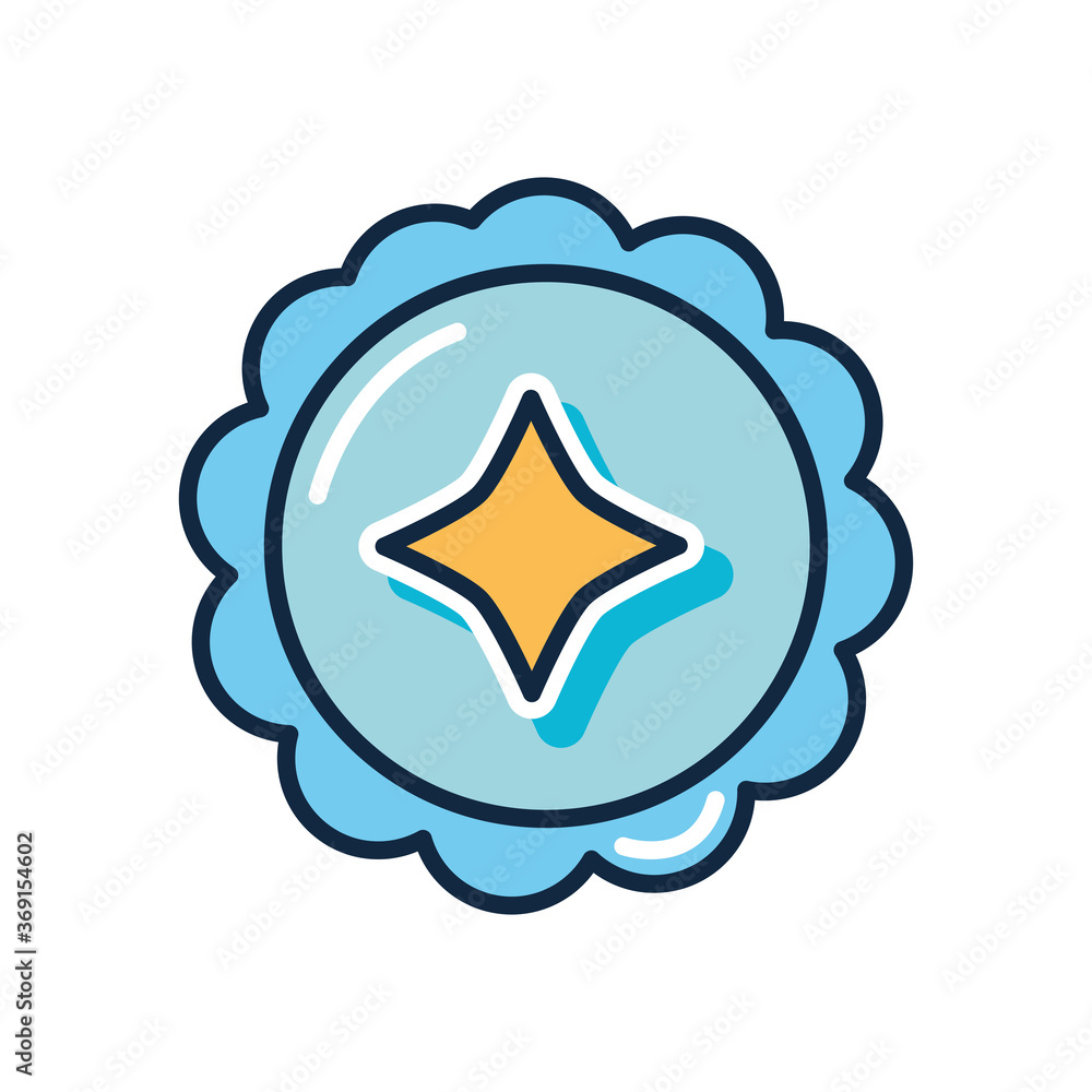 slang bubble concept, seal stamp with decorative icon, flat style slang bubble concept, seal stamp with decorative icon, flat style