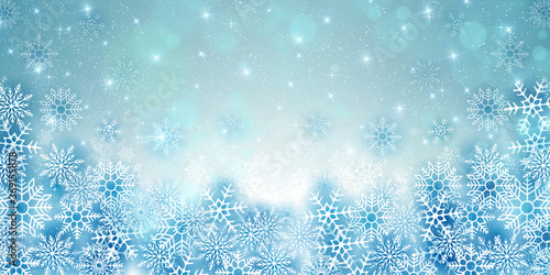 クリスマス　雪　冬　背景 