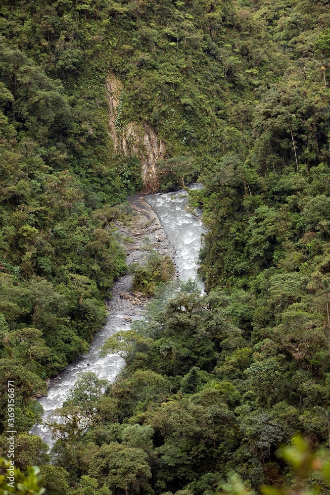 WATERFALLS, MANU NATIONAL PARK IN PERU