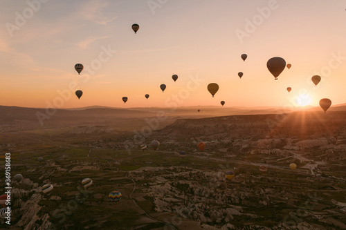 Photography Hot air balloon rides in Cappadocia at sunrise