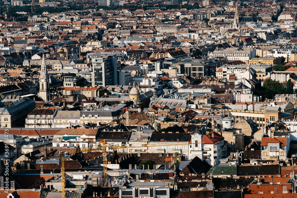 Overview of Budapest buildings