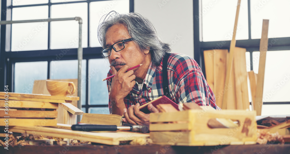 concept of wood DIY at home, carpenter working with wood concept of wood DIY at home, carpenter working with wood