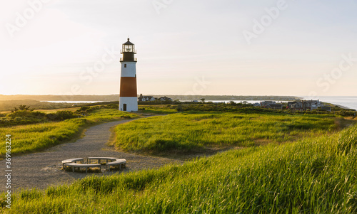 Siasconset Lighthouse on Nantucket Island photo