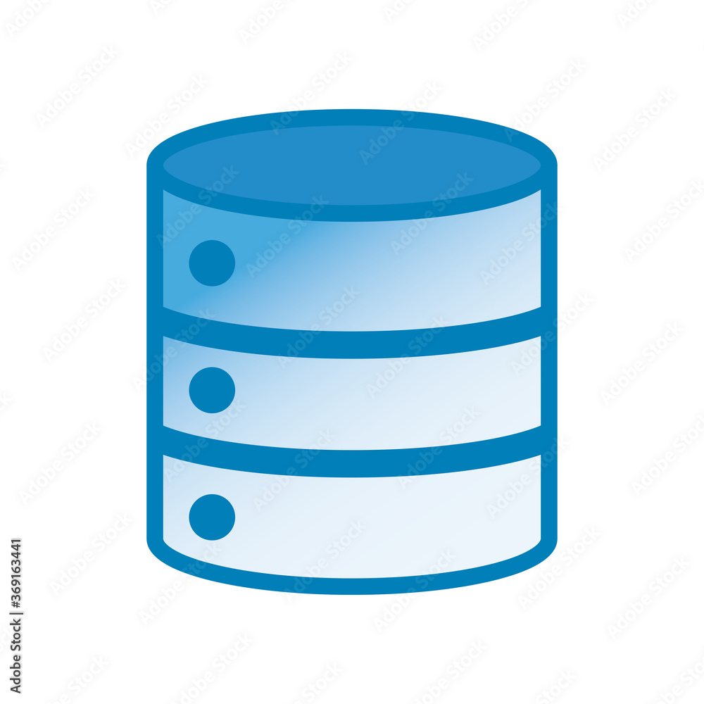 web hosting line and gradient style icon vector design web hosting line and gradient style icon vector design