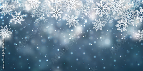 クリスマス　雪　冬　背景 