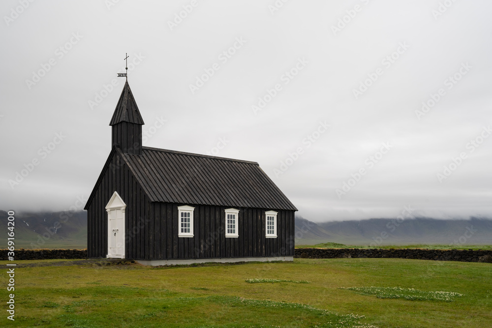 Black Church on a Cloudy Day Black Church on a Cloudy Day