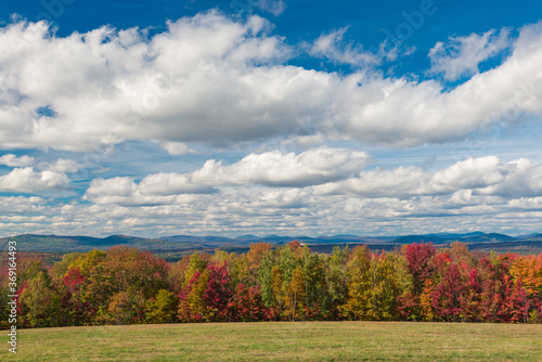 Blue Autumn Skies In The White Mts photo