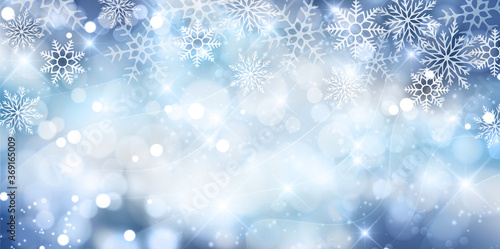 クリスマス　雪　冬　背景 