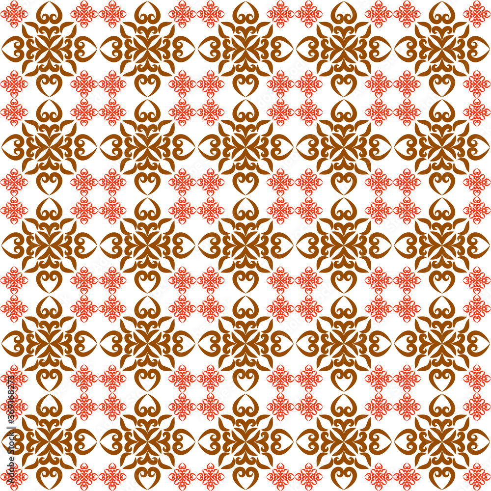 Seamless pattern. design for the fabric.Beautiful vintage pattern.