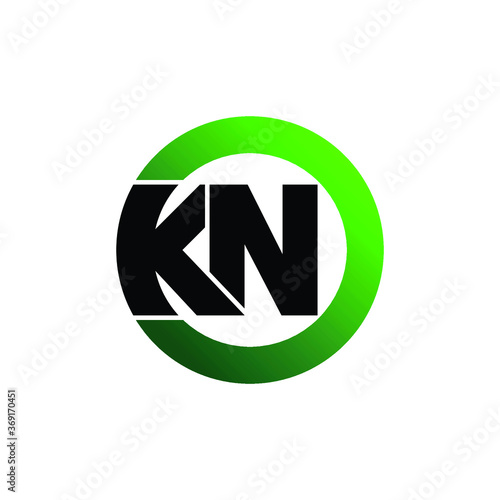 Free Download Letter KN simple logo design vector - GFXLoad