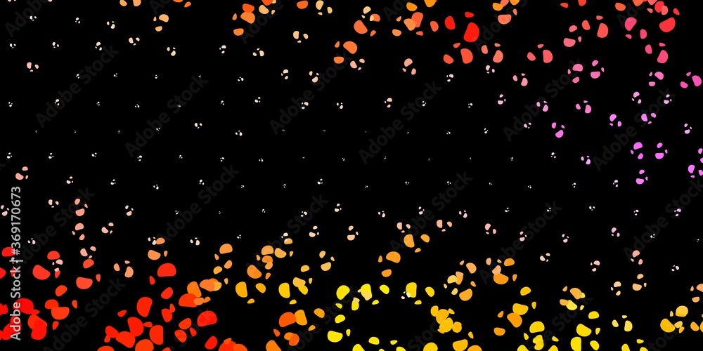 Dark pink, yellow vector background with random forms. Dark pink, yellow vector background with random forms.