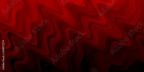 Dark Red vector layout with circular arc. Bright sample with colorful bent lines, shapes. Pattern for websites, landing pages.