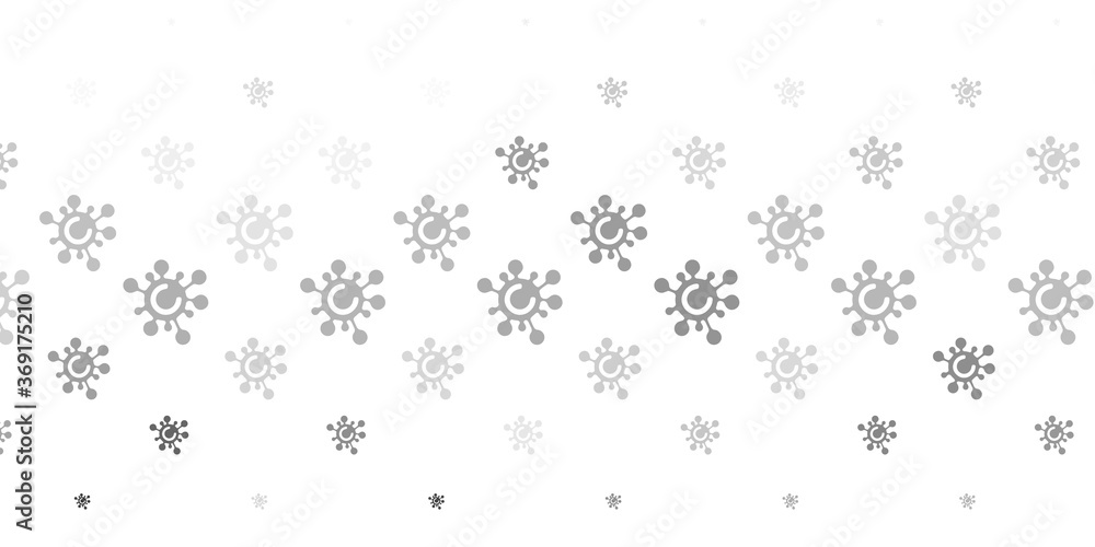 Light Gray vector texture with disease symbols. Light Gray vector texture with disease symbols.