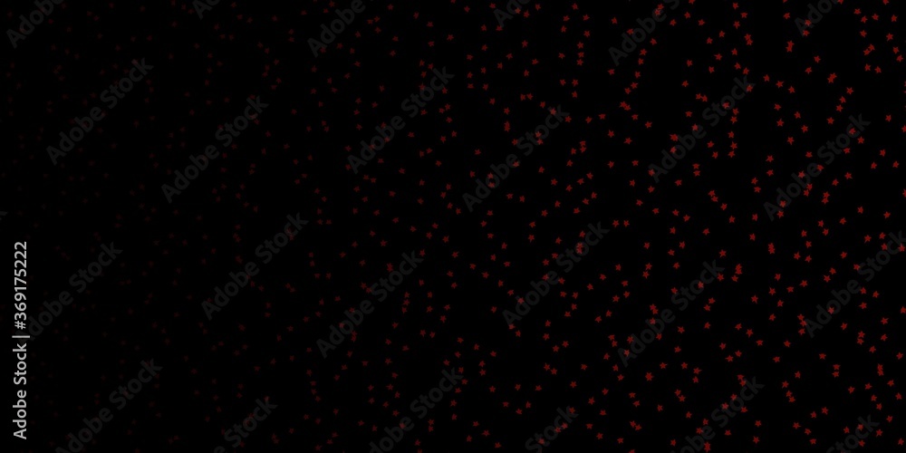 Dark Red vector template with neon stars. Colorful illustration in abstract style with gradient stars. Pattern for websites, landing pages.