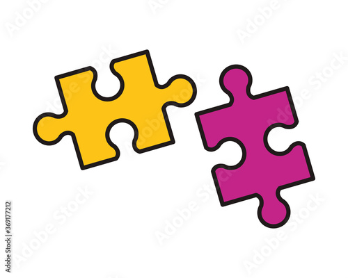 puzzle game pieces solution icons