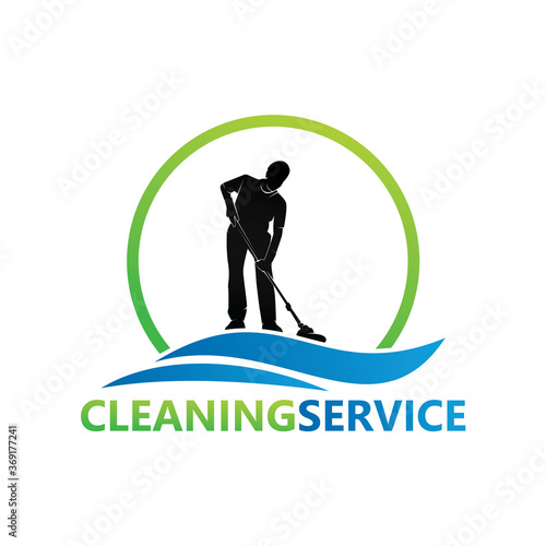 Cleaning Service Logo Template Design Vector