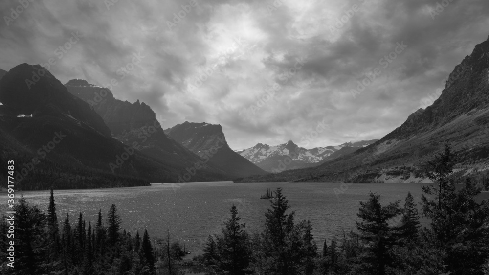 Glacier Nation Park Composite image
