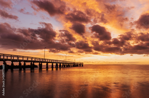 Wellington Point Pier At Sunrise © Fleur