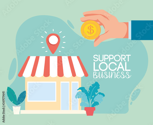 support of local businesses in the city