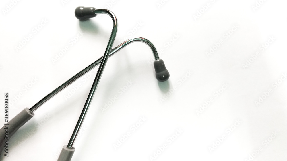Stethoscope on a white background. Stethoscope on a white background.