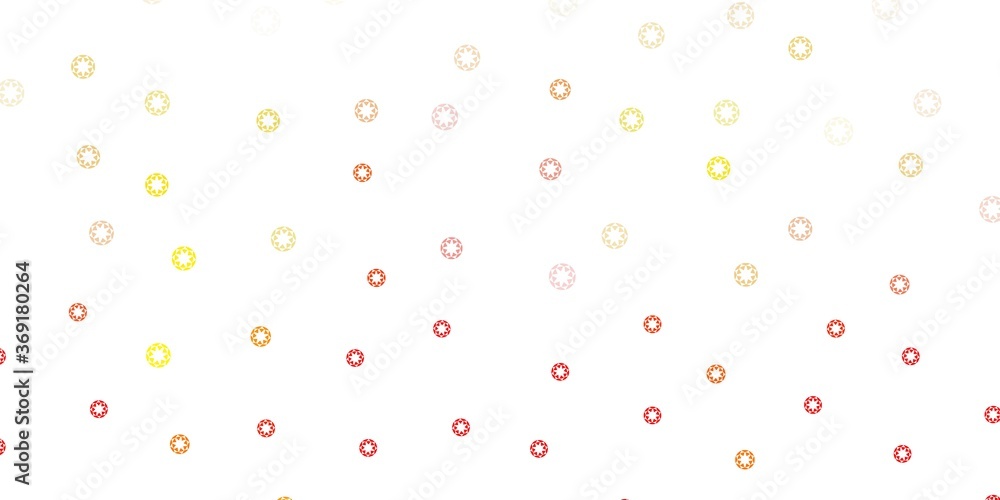 Light orange vector backdrop with dots. Light orange vector backdrop with dots.