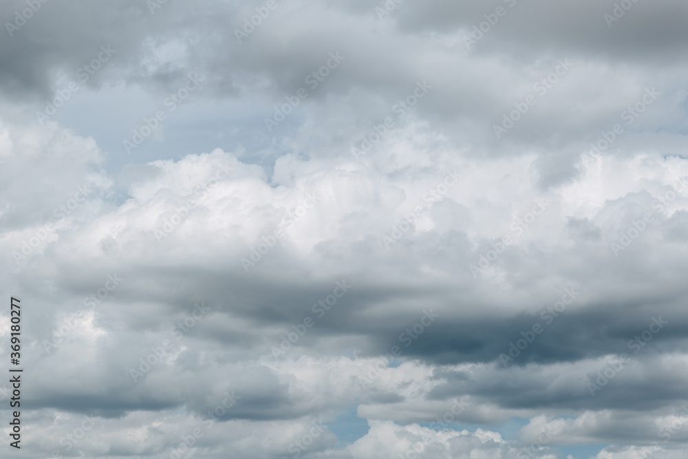 Beautiful cloudy sky. The clouds are thickening. The sky before the rain Beautiful cloudy sky. The clouds are thickening. The sky before the rain
