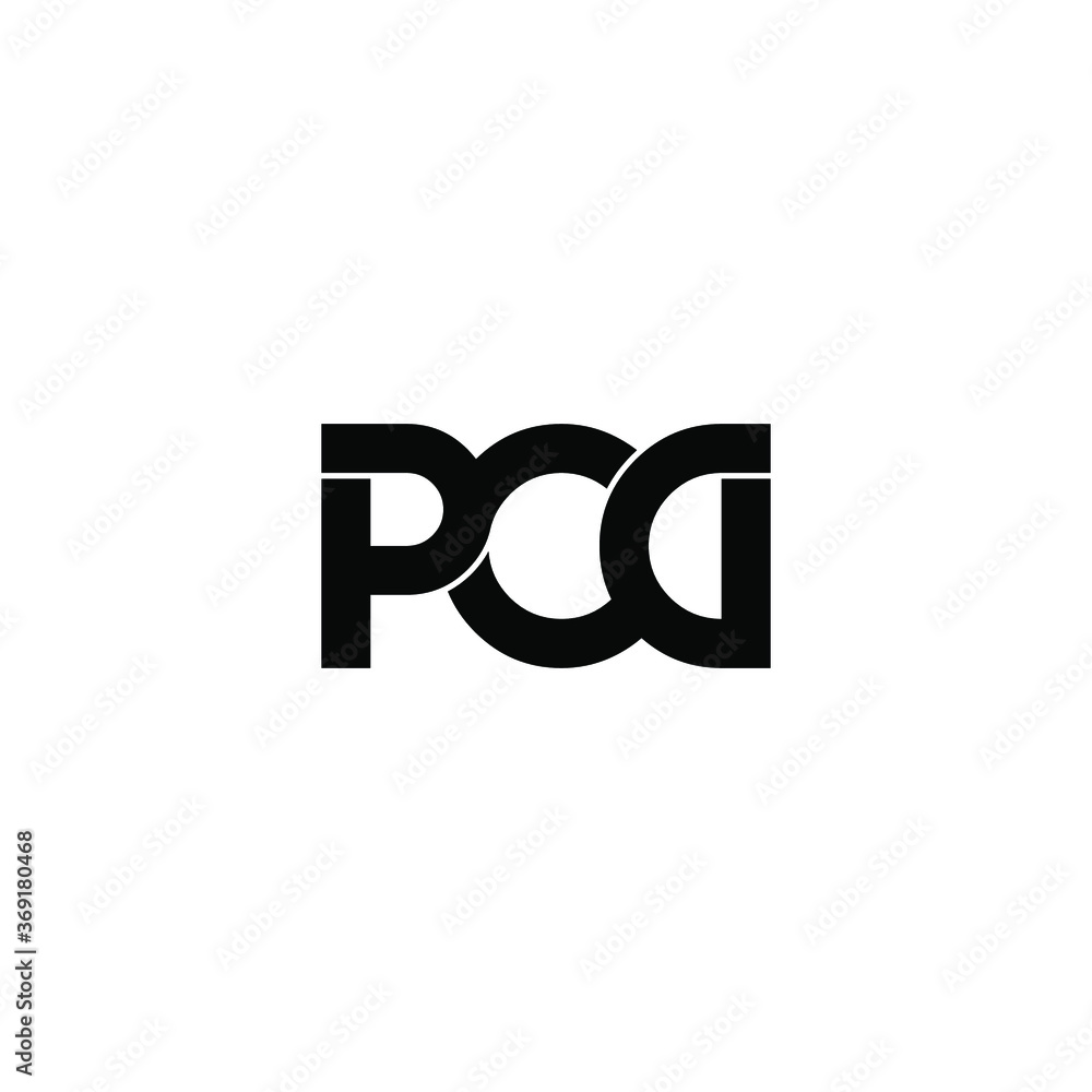 pcd letter original monogram logo design pcd letter original monogram logo design