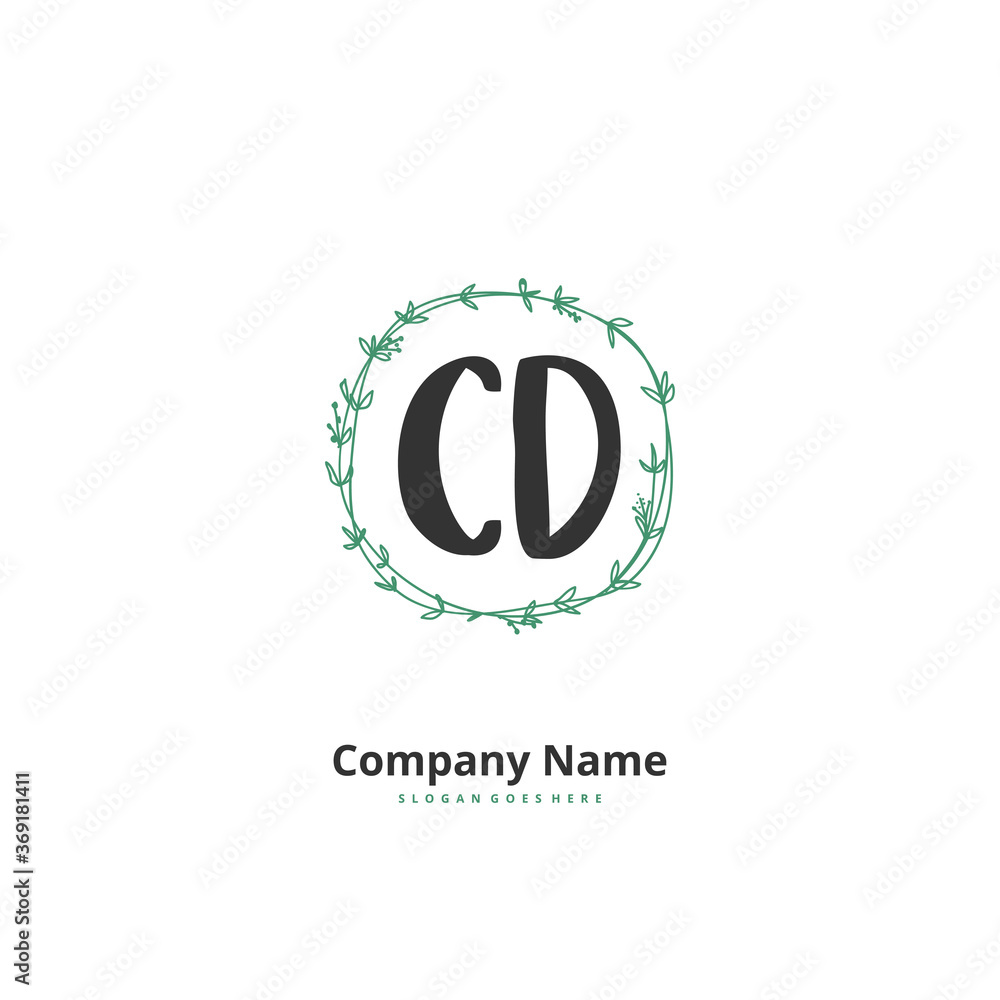 C D CD Initial handwriting and signature logo design with circle. Beautiful design handwritten logo for fashion, team, wedding, luxury logo. C D CD Initial handwriting and signature logo design with circle. Beautiful design handwritten logo for fashion, team, wedding, luxury logo.