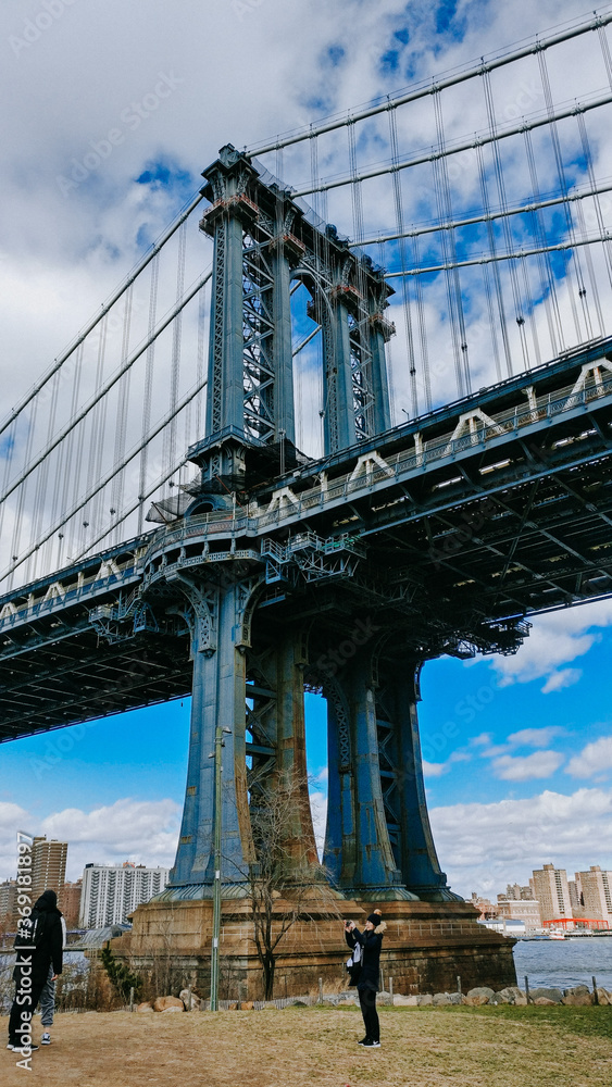 Fototapeta premium Manhattan bridge new york city