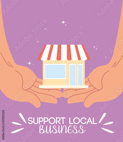support local businesses and their sales
