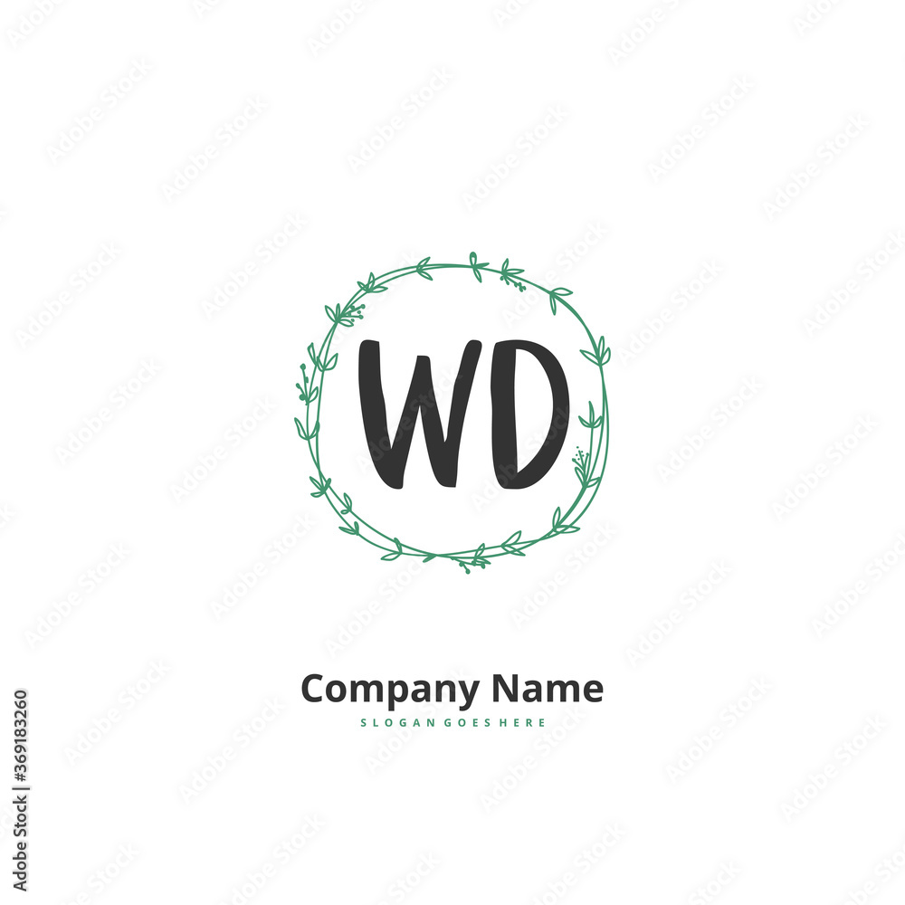 W D WD Initial handwriting and signature logo design with circle. Beautiful design handwritten logo for fashion, team, wedding, luxury logo. W D WD Initial handwriting and signature logo design with circle. Beautiful design handwritten logo for fashion, team, wedding, luxury logo.