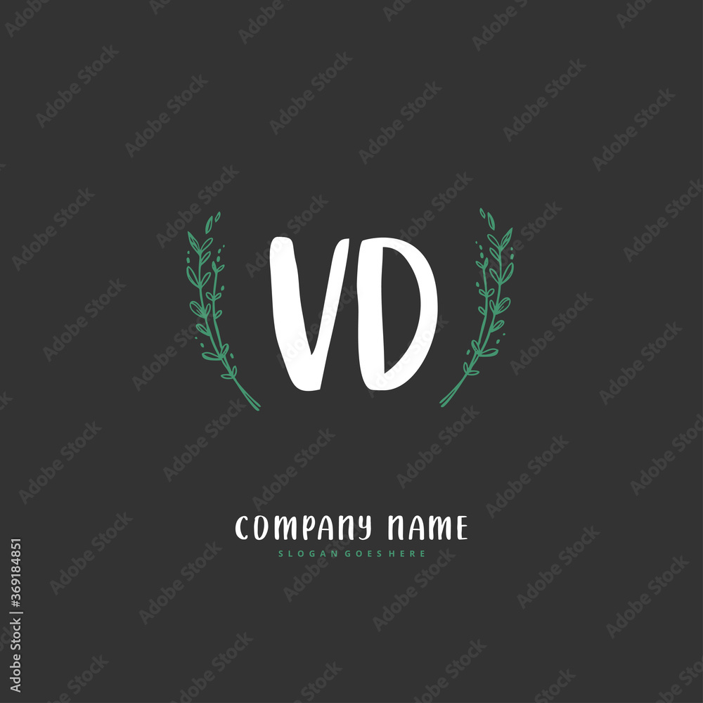 V D VD Initial handwriting and signature logo design with circle. Beautiful design handwritten logo for fashion, team, wedding, luxury logo. V D VD Initial handwriting and signature logo design with circle. Beautiful design handwritten logo for fashion, team, wedding, luxury logo.