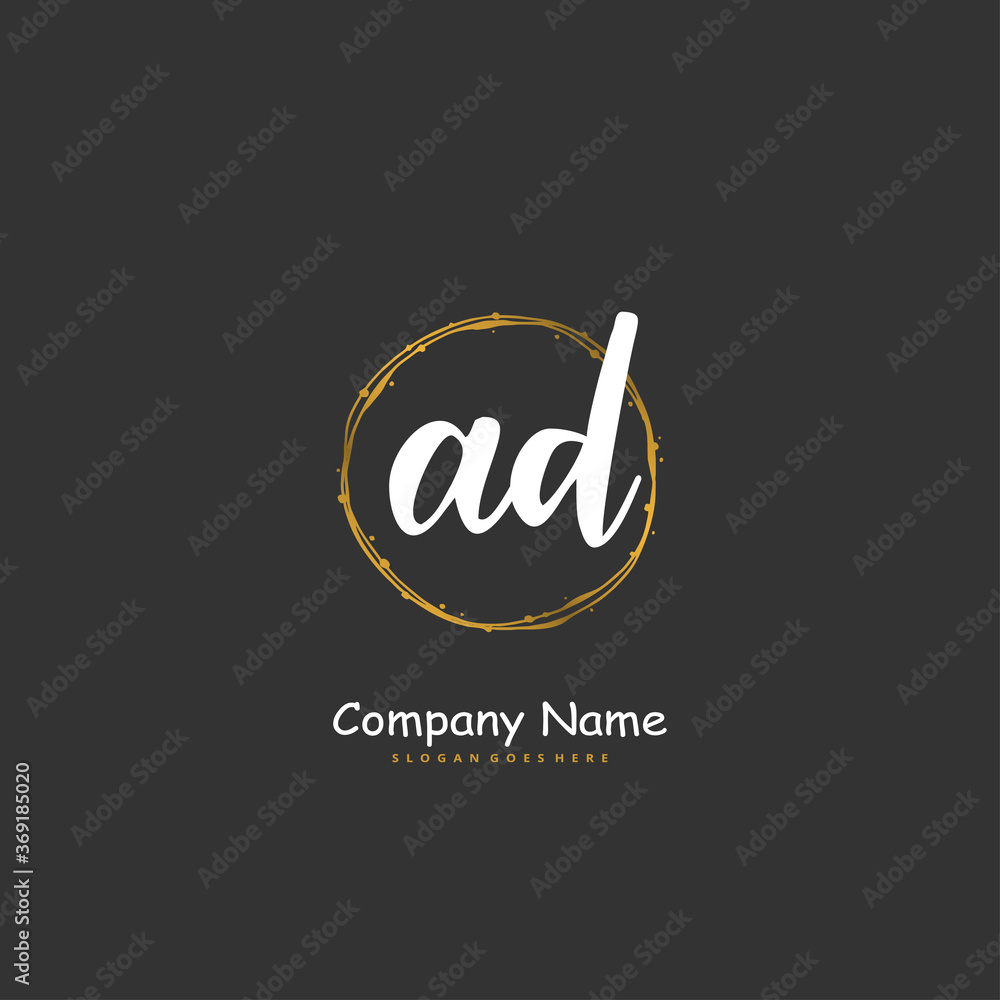 A D AD Initial handwriting and signature logo design with circle. Beautiful design handwritten logo for fashion, team, wedding, luxury logo. A D AD Initial handwriting and signature logo design with circle. Beautiful design handwritten logo for fashion, team, wedding, luxury logo.