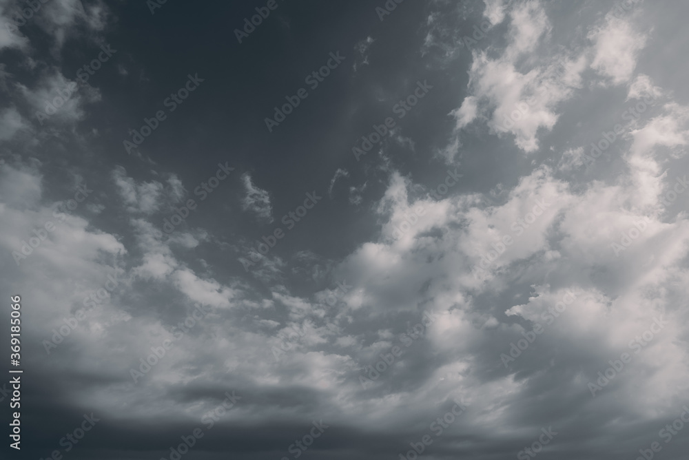 Obraz premium dark storm clouds with background,Dark clouds before a thunder-storm.