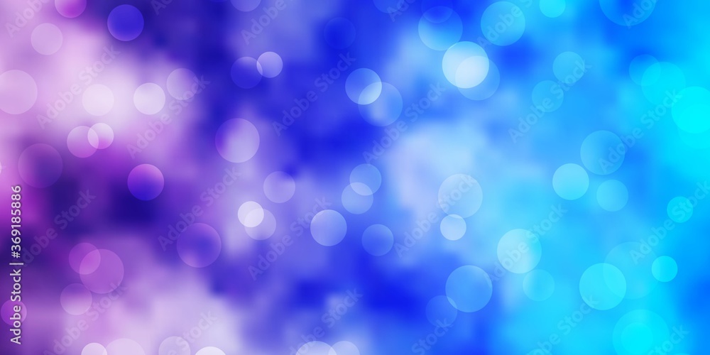 Light Pink, Blue vector layout with circles. Abstract decorative design in gradient style with bubbles. Design for your commercials. Light Pink, Blue vector layout with circles. Abstract decorative design in gradient style with bubbles. Design for your commercials.